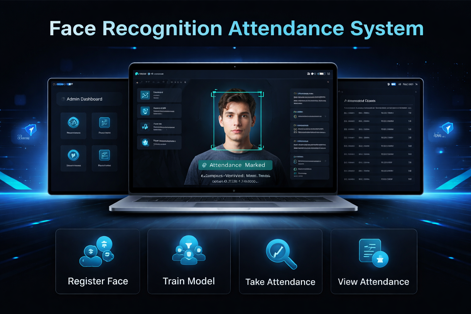 Face Recognition Attendance System screenshot